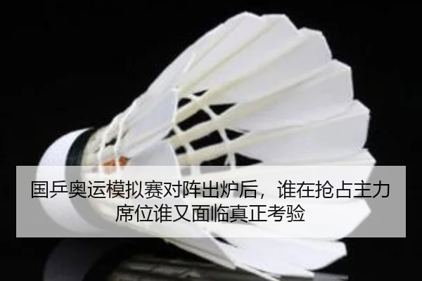 国乒奥运模拟赛对阵出炉后，谁在抢占主力席位谁又面临真正考验 | kaiyun